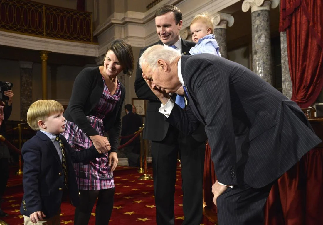 Joe Biden confuses a child for Dan Rather.